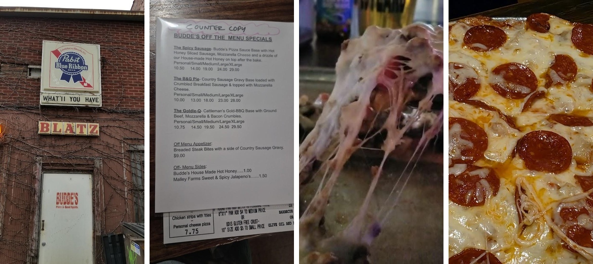 Budde's Pizza & Spirits Menu